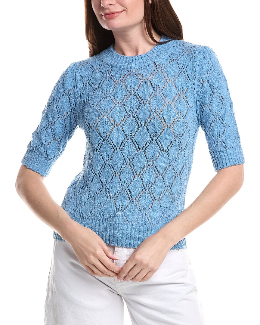 &Isla Piper Pointelle Knit Top