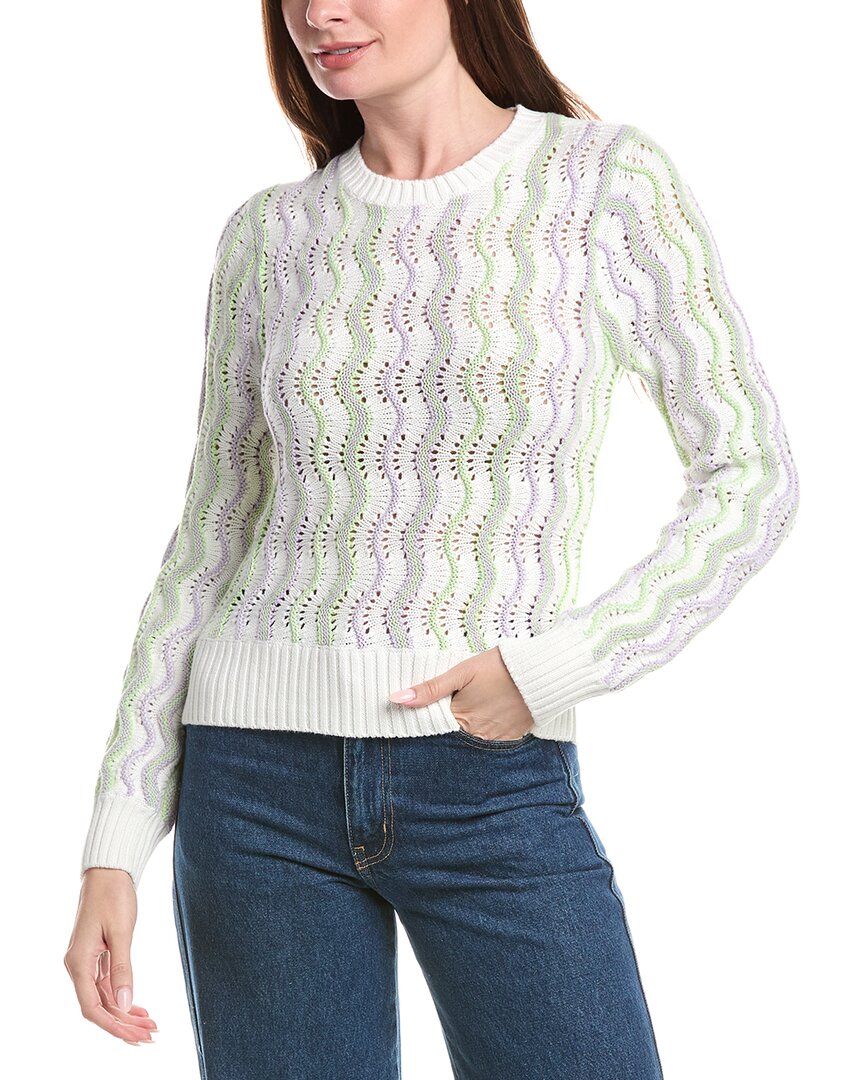 &Isla Charlotte Vertical Wave Stripe Top