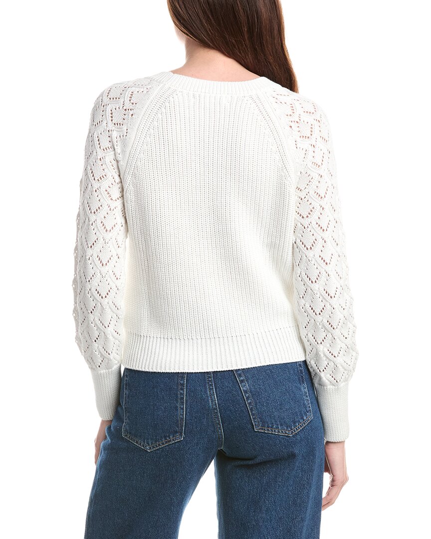 &Isla Daniela Pointelle Sleeve Top