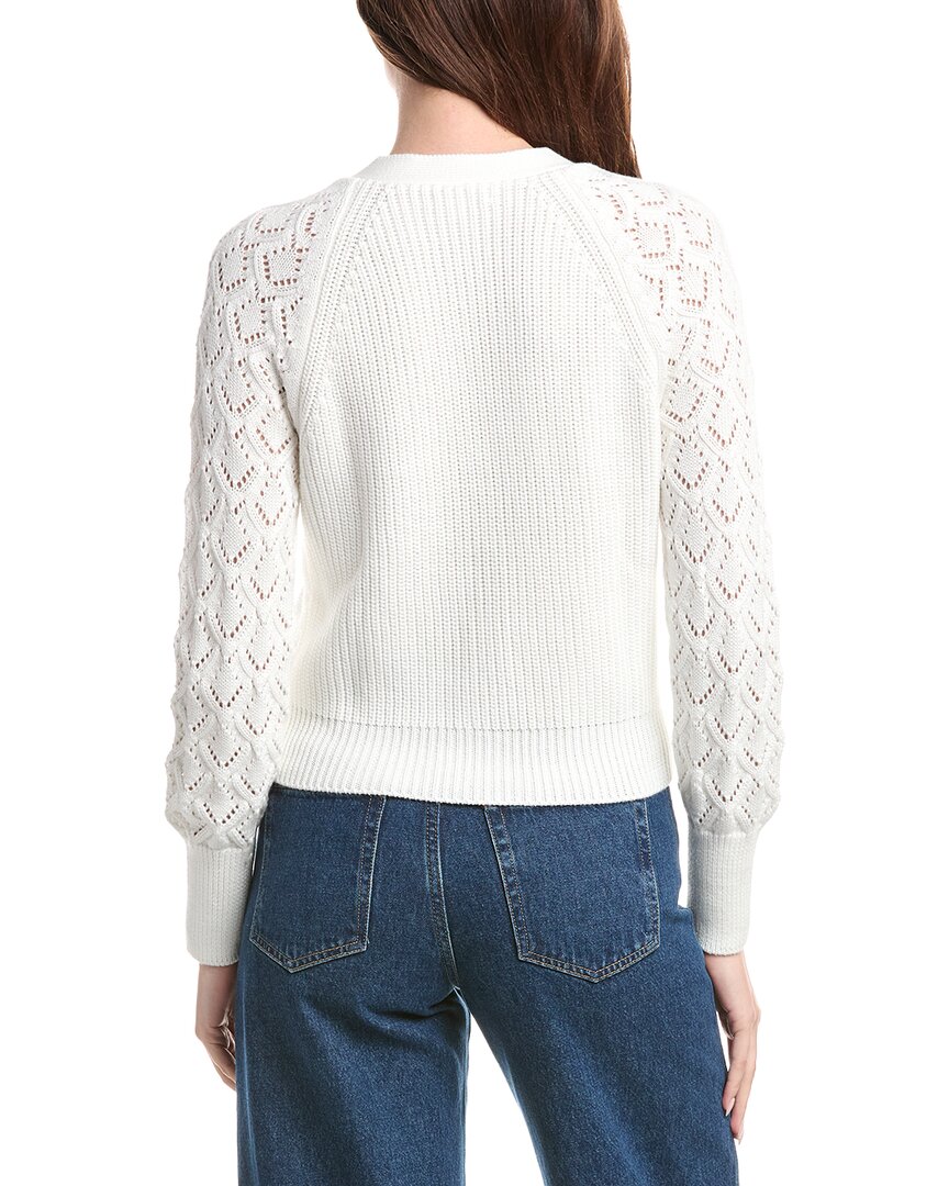 &Isla Demi Pointelle Sleeve Cardigan