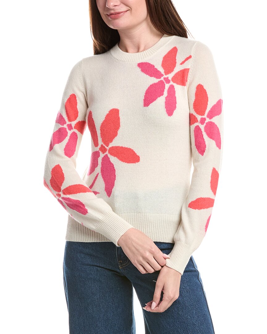 &Isla &Isla Forrest Floral Cashmere Top