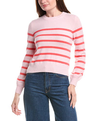 &Isla Frankie Stripe Cashmere Top