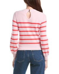 &Isla Frankie Stripe Cashmere Top