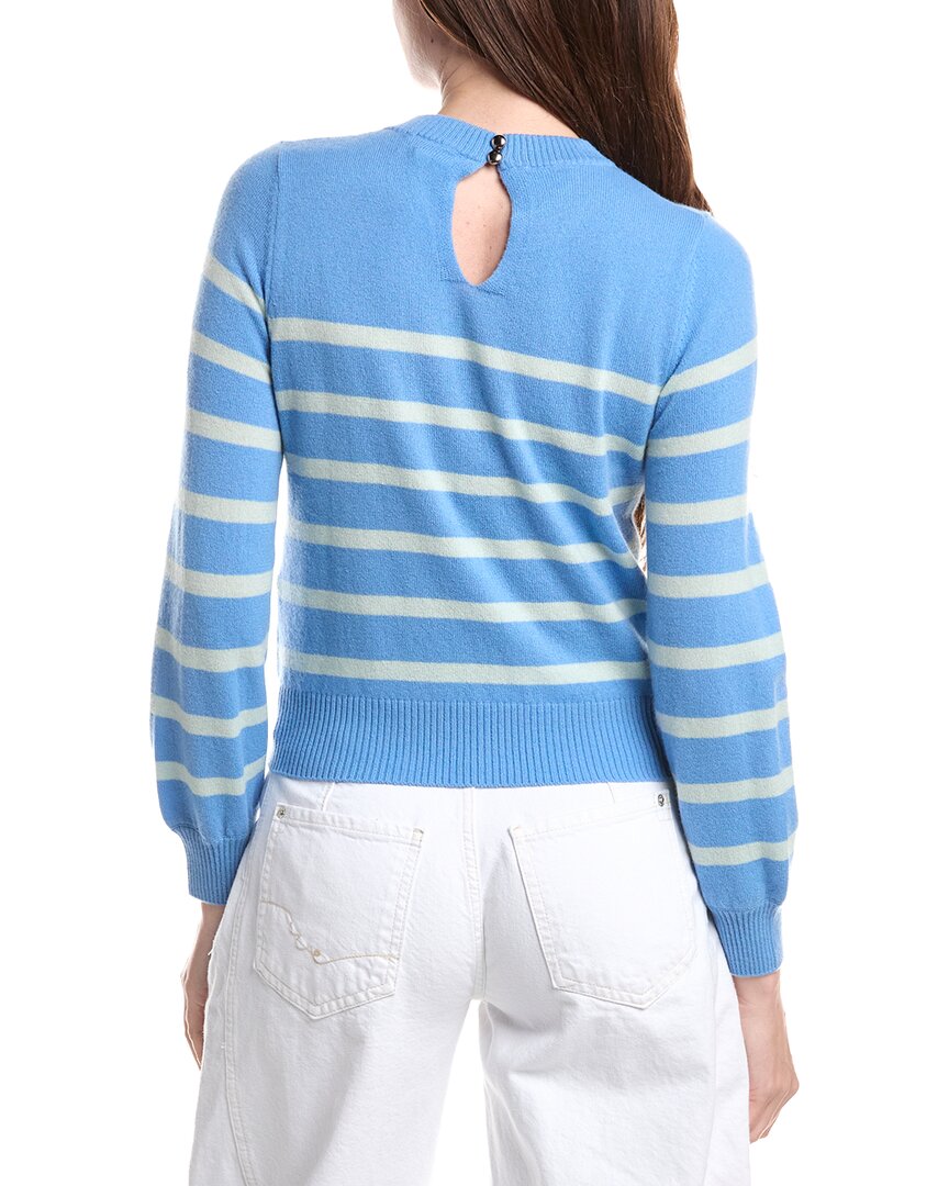 &Isla Frankie Stripe Cashmere Top
