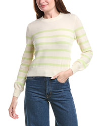 &Isla Frankie Stripe Cashmere Top