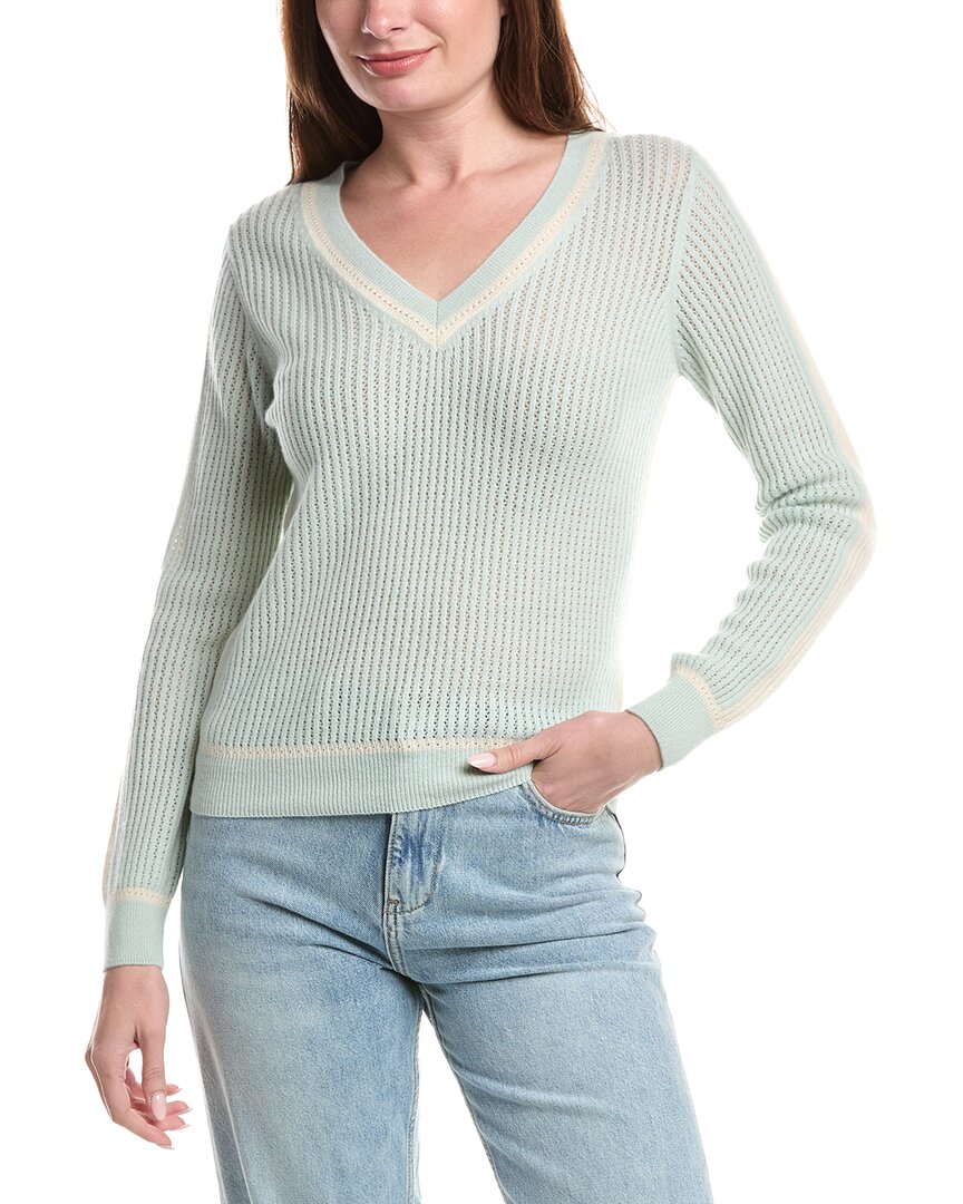 &Isla Flora Open Stitch Cashmere Sweater
