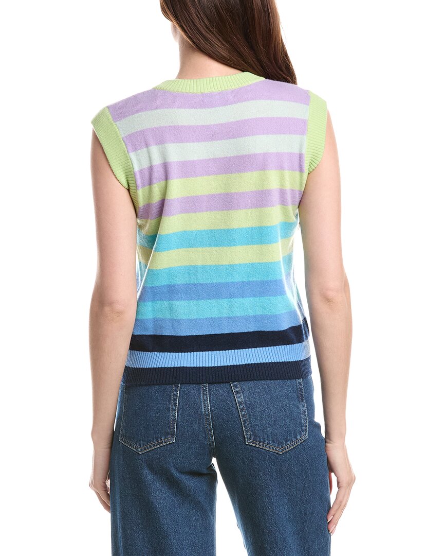 &Isla Kacey Stripe Cashmere Top