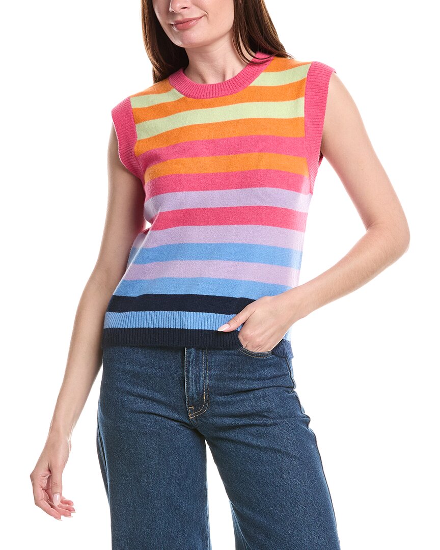 &Isla Kacey Stripe Cashmere Top
