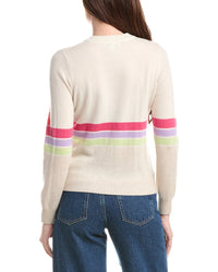 &Isla Joy Palm Sunset Cashmere Top