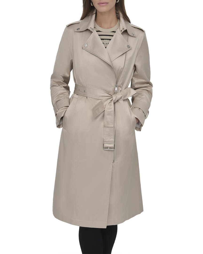 Dkny Belted Rain Jacket