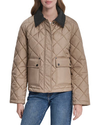 Dkny Quilted Barn Jacket