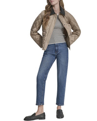 Dkny Quilted Barn Jacket