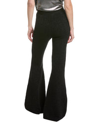 Palm Angels Wide Leg Knit Wool-Blend Pant