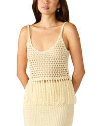 Steve Madden Aidyn Crochet Knit Tank