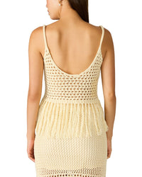Steve Madden Aidyn Crochet Knit Tank