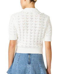 Steve Madden Cardigan With Pilgrim Collar