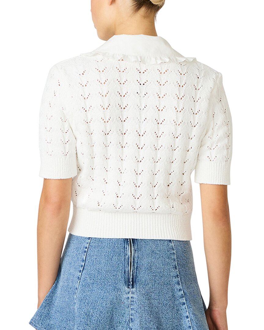 Steve Madden Cardigan With Pilgrim Collar