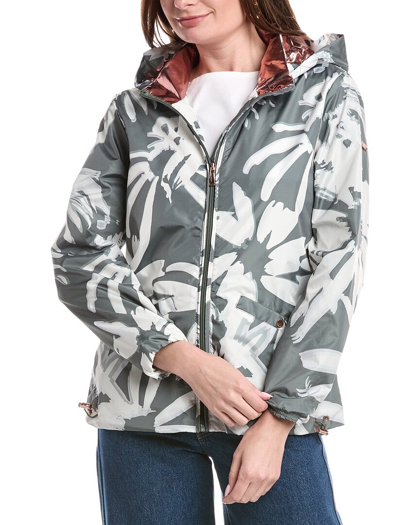 Nicole Miller Floral Windbreaker