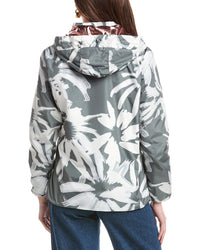 Nicole Miller Floral Windbreaker