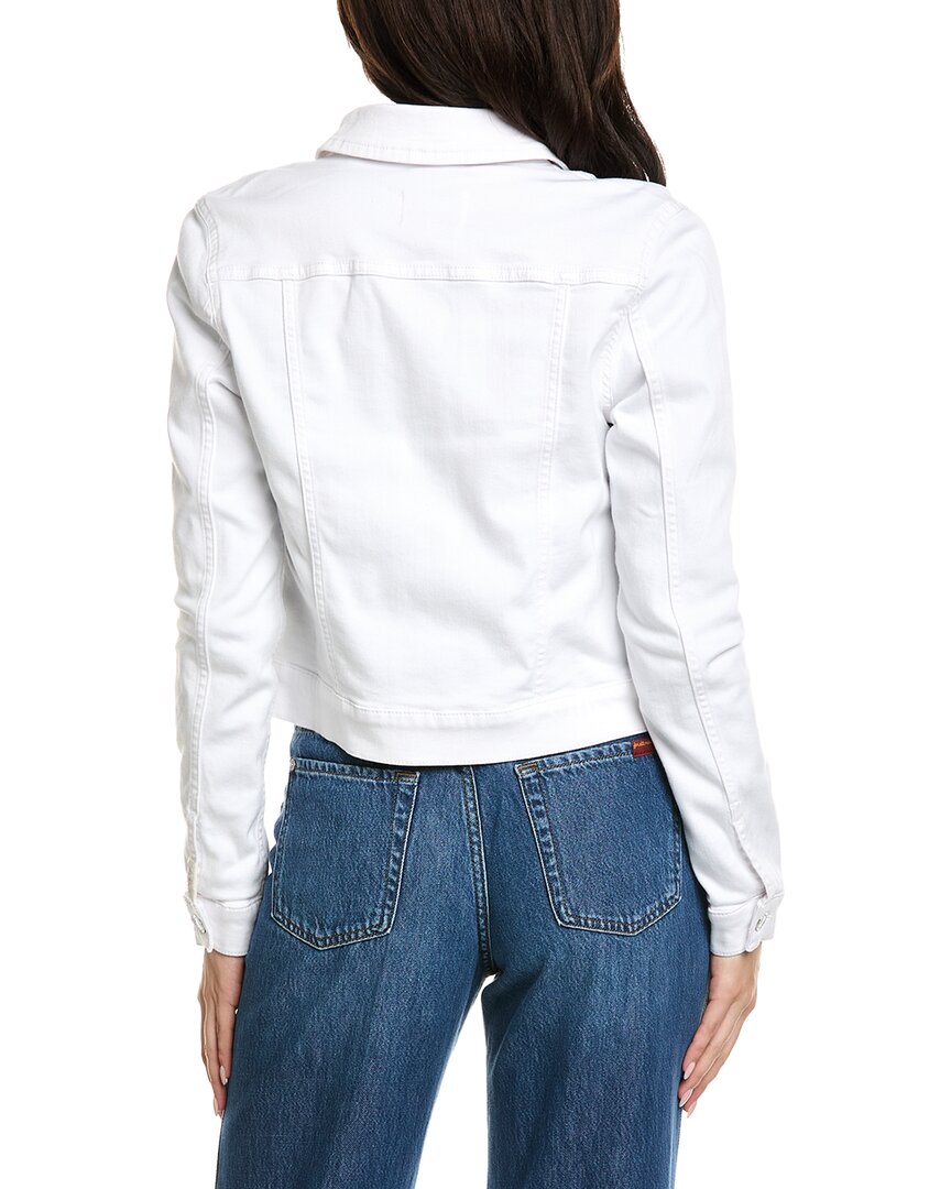 7 For All Mankind Classic Cropped Trucker Top