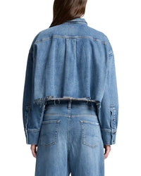 7 For All Mankind Cropped Shirt