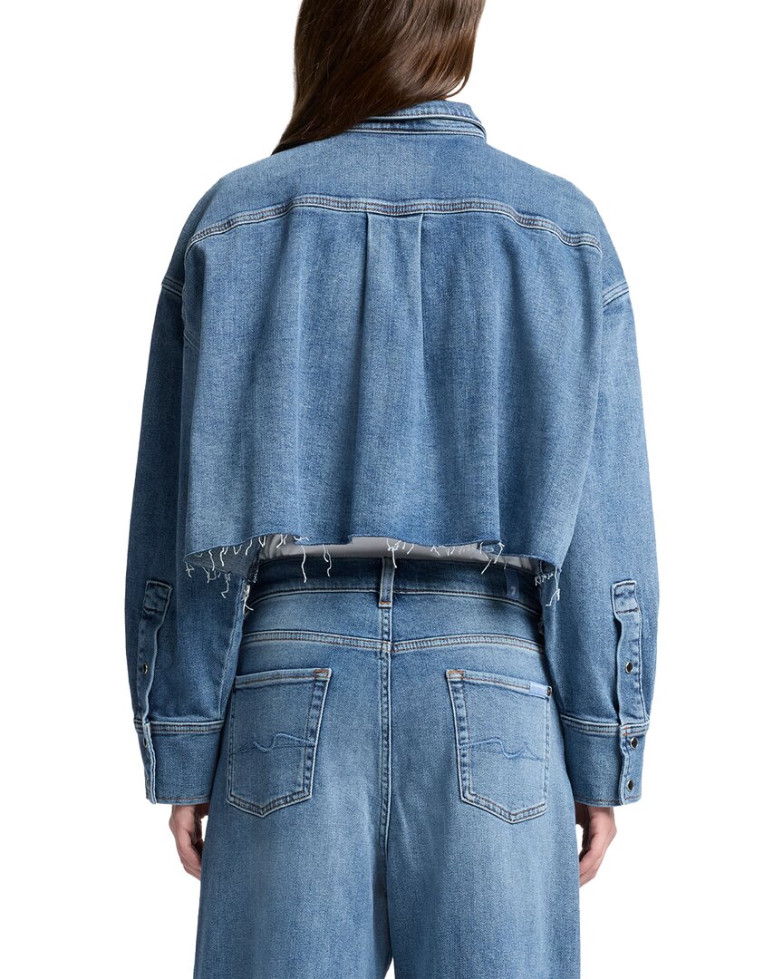 7 For All Mankind Cropped Shirt