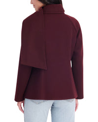 Kensie Kensie Scarf Neck Coat