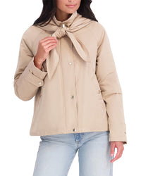 Kensie Kensie Luxe Satin Jacket