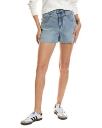 Avec Les Filles Avec Les Filles Distressed Denim Short