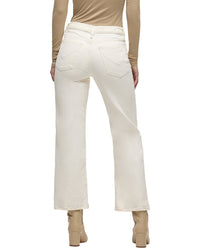 Hudson Jeans Rosie Ecru Wide Leg Jean