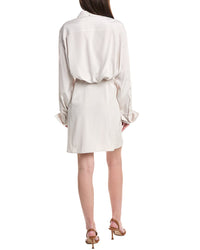 Max Mara Eolie Silk-Blend Mini Dress