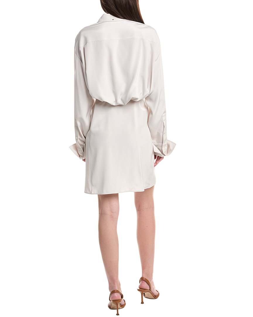 Max Mara Eolie Silk-Blend Mini Dress