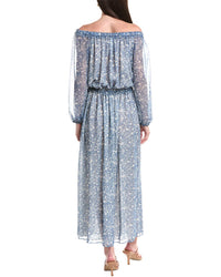 Max Mara Enza Silk Maxi Dress