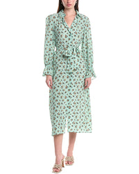 Max Mara Taffy Silk Midi Dress