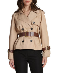 Avec Les Filles Short Trench Jacket