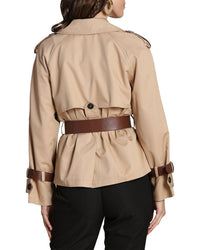 Avec Les Filles Short Trench Jacket