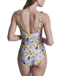 DKNY Dkny Ruffle Plunge Swimsuit