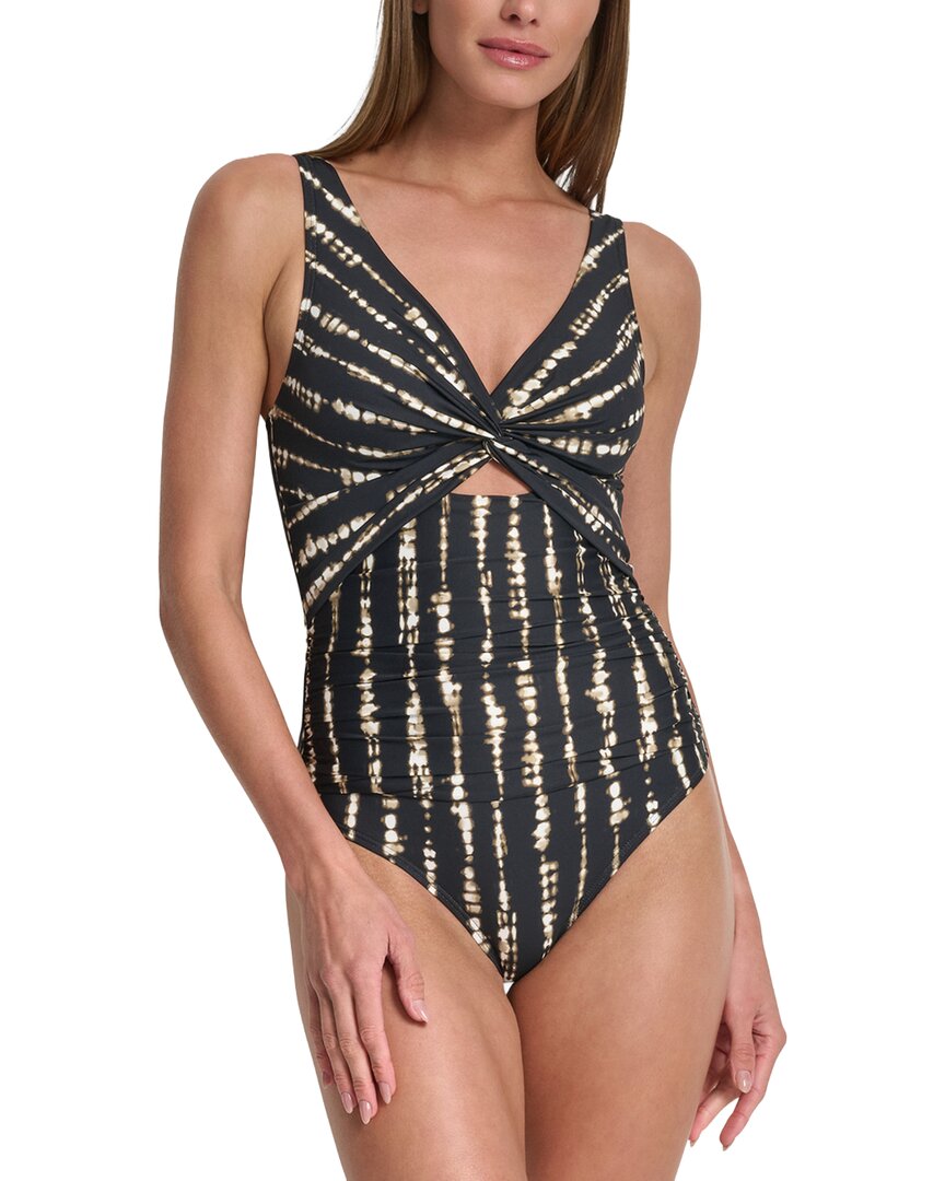 DKNY Dkny Keyhole Twist Swimsuit