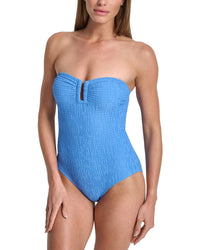 DKNY Dkny Shirred Bandeau Swimsuit