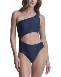 DKNY Dkny One Shoulder Swimsuit With Cutout