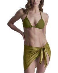 DKNY Dkny Triangle Bikini Set With Sarong