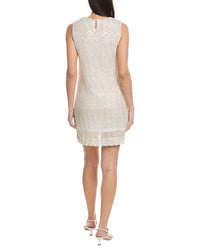 M Missoni Metallic Zigzag Print Shift Dress