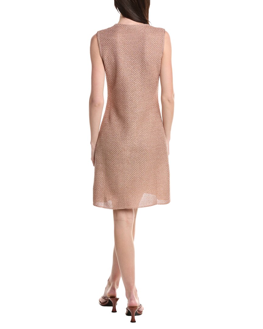 M Missoni Metallic Crochet Mini Dress