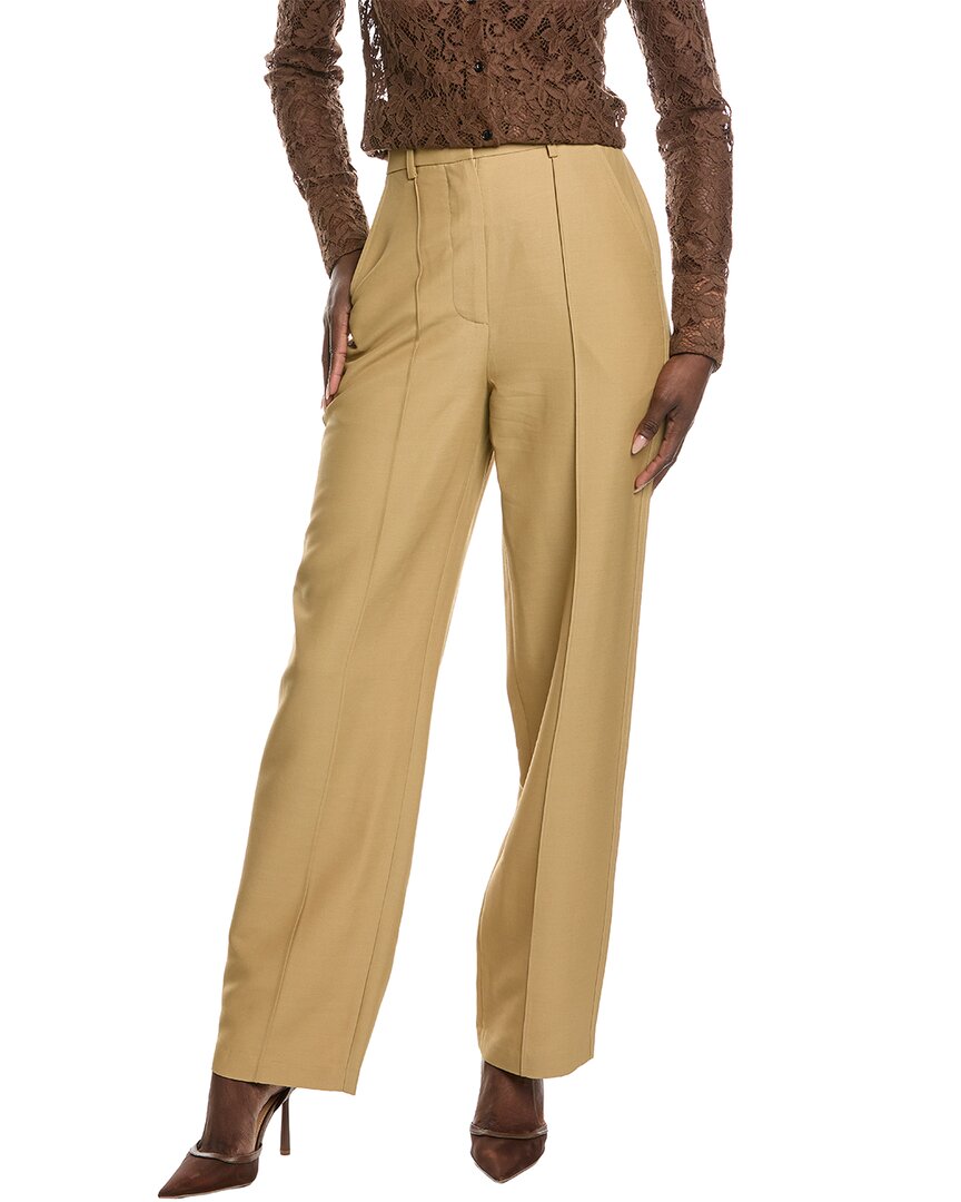 Co Wool-Blend Cigarette Trouser
