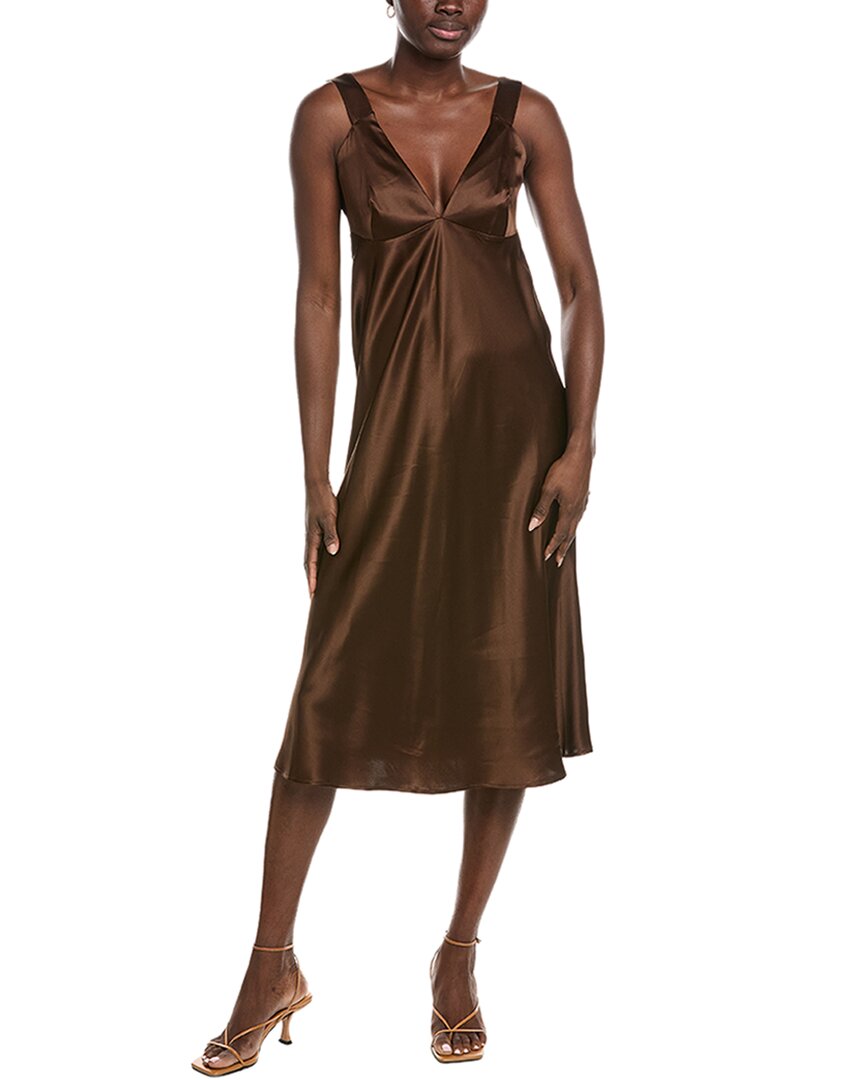 Co Silk Charmeuse Slip Dress