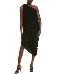 Co Jersey Draped Midi Dress