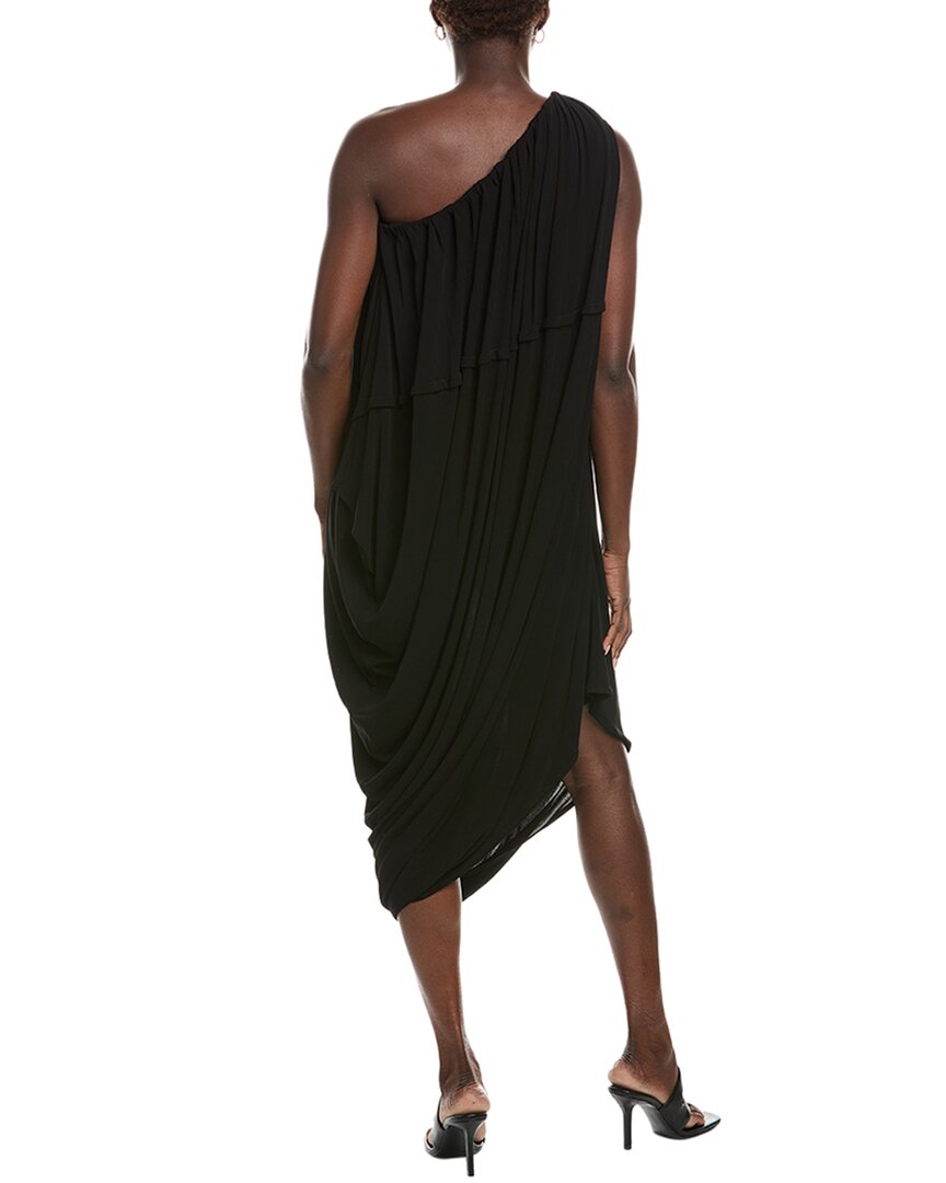 Co Jersey Draped Midi Dress