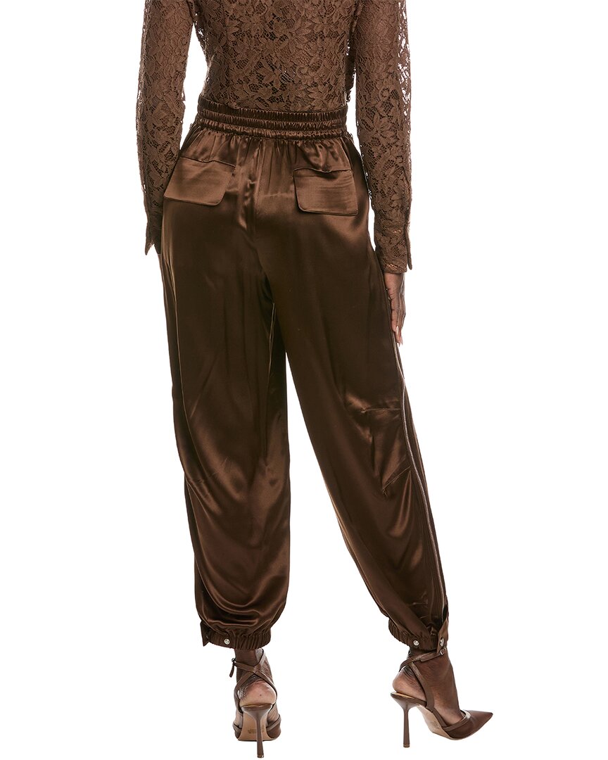 Co Articulated Vented Silk Pant