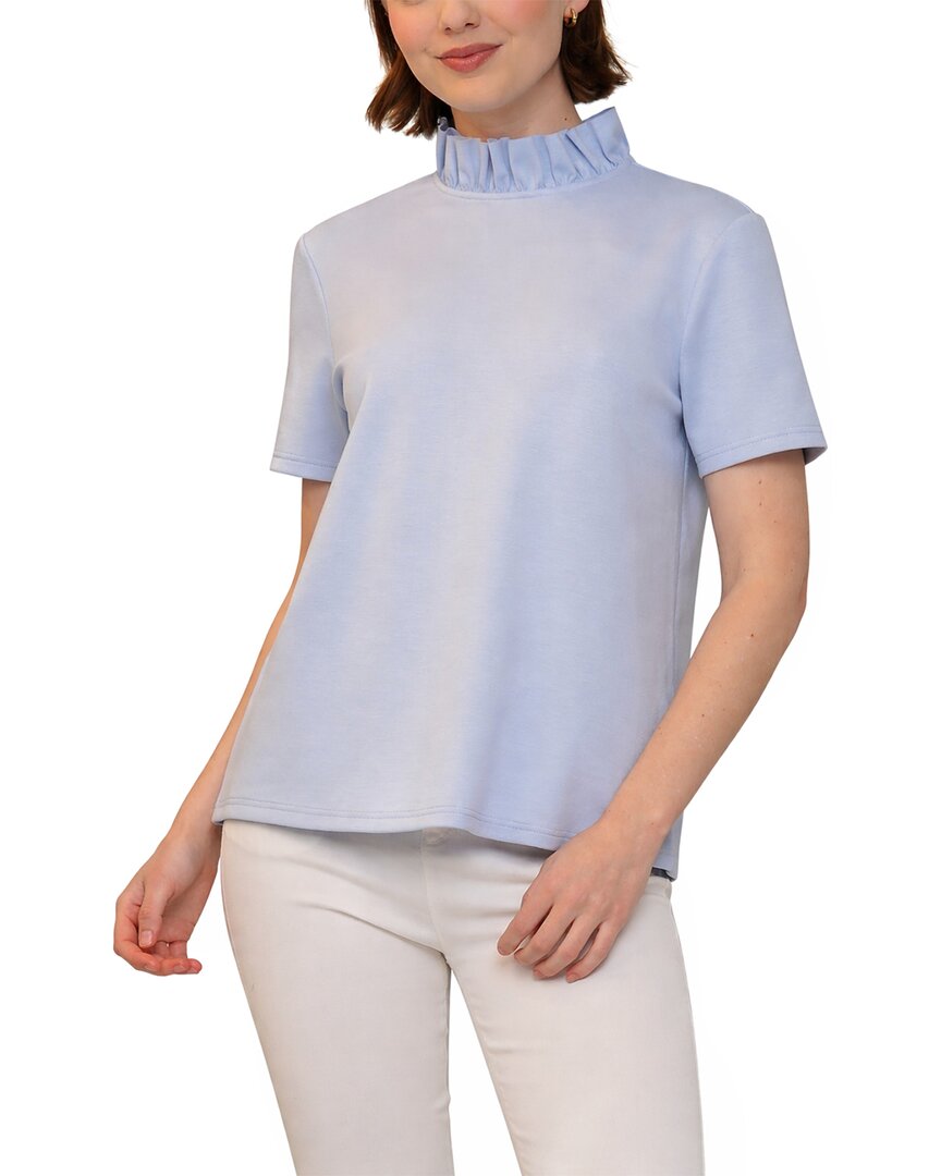 Why Dress Ruffle Neck Bow Back Top