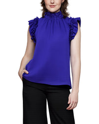 Why Dress Ruffle Neck Top
